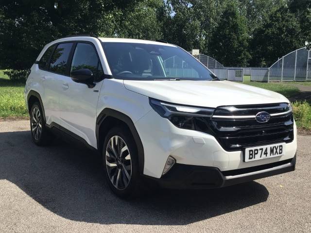 Subaru Forester 2.0i e-Boxer Touring 5dr Lineartronic Estate Petrol / Electric Hybrid Crystal White Pearl